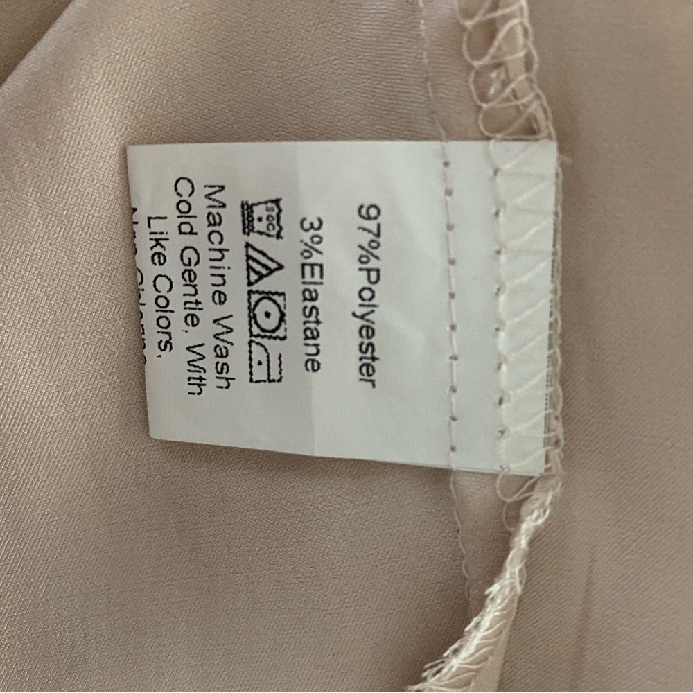 SHEIN champagne satin cami dress NWOT - Picture 10 of 12
